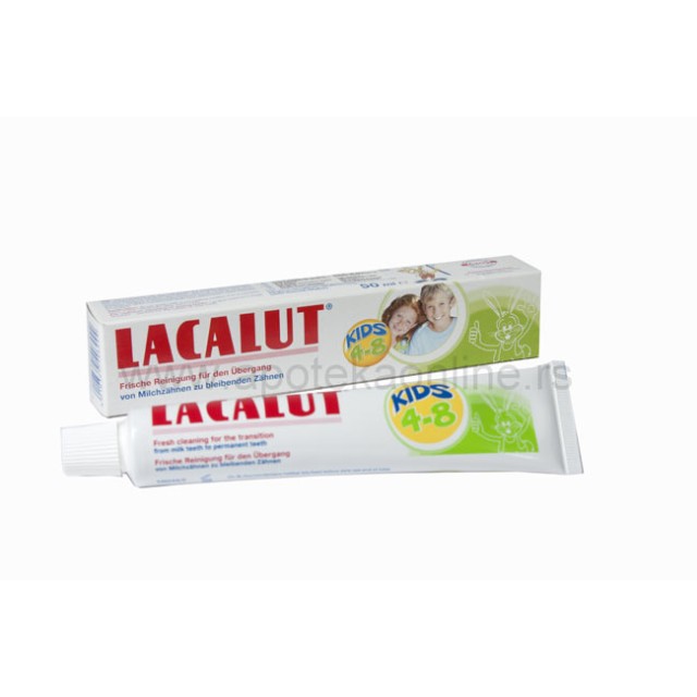 LACALUT AKTIV PASTA ZA ZUBE ZA DECU OD 4 DO 8 GODINA - Online Apoteka LACALUT AKTIV PASTA ZA ZUBE ZA DECU OD 4 DO 8 GODINA
